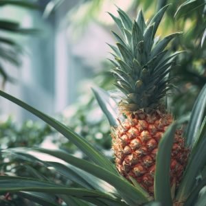fresh-pineapple-growing-plant-tropical-garden